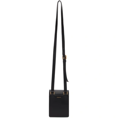 Shop Versace Black Mini Medusa Stud Bag