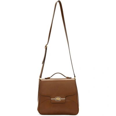 Shop Gucci Brown Side Messenger Bag In 2535 Brown