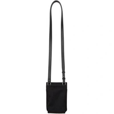 Shop Givenchy Black Antigona Phone Pouch In 002-black/g