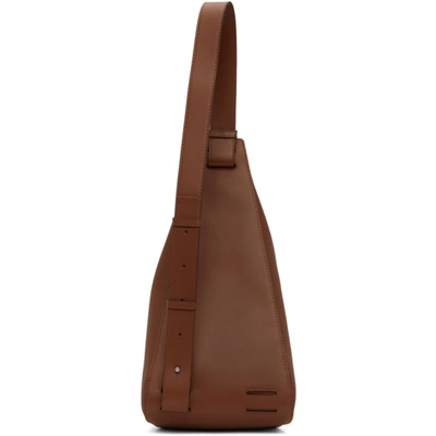 Shop Loewe Brown Small Anton Backpack In 3200 Cognac