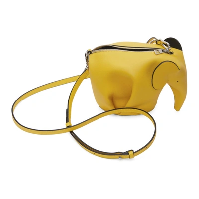 Shop Loewe Yellow Elephant Messenger Bag In 8100 Yellow