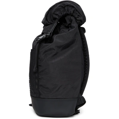 Shop Diesel Black F-suse Backpack In T8013 Black