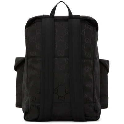 Shop Gucci Black Off The Grid Gg Eco Backpack In 1000 Black