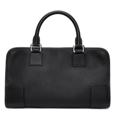 Shop Loewe Black Amazona 28 Duffle Bag In 1341 Black/