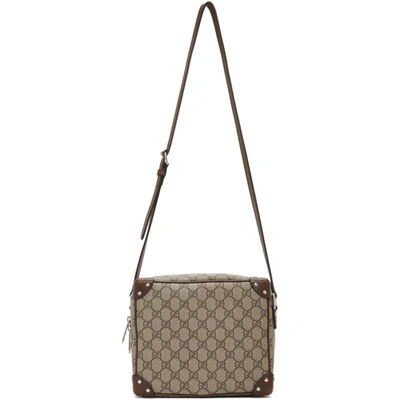 Shop Gucci Brown Gg Shoulder Bag In 8358 Beebon