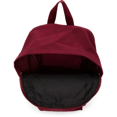 Shop Kenzo Purple Canvas Kampus Tiger Backpack In 25 Magenta