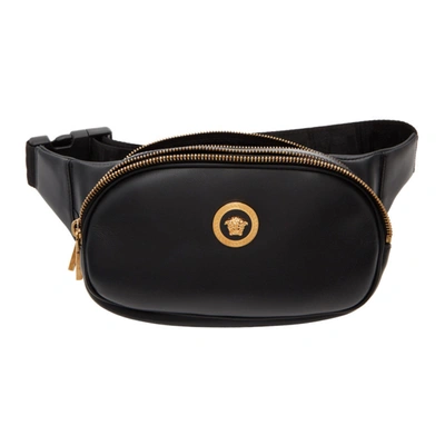 Shop Versace Black Small Medusa Waist Bag In D41oh Blk