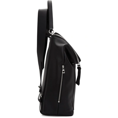 Shop Loewe Black Goya Backpack In 1100 Black