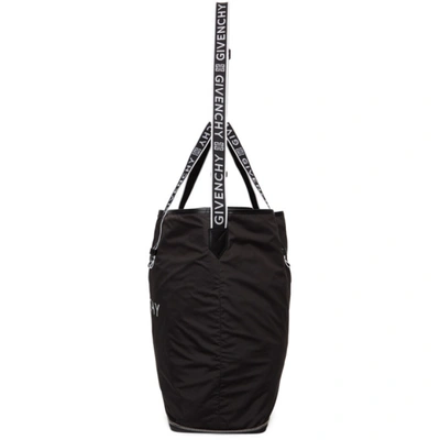 Shop Givenchy Black 4g Packaway Tote In 004 Black/w