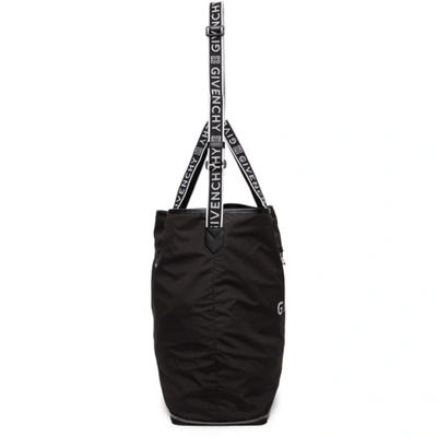 Shop Givenchy Black 4g Packaway Tote In 004 Black/w