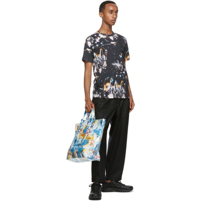 Shop Comme Des Garçons Shirt Blue Large Futura Edition Tote Bag In 2 Print B