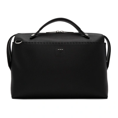 Shop Fendi Black By The Way Briefcase In F0gxn Black