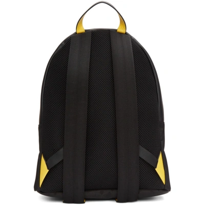 Shop Fendi Black Bag Bugs Mono Eye Backpack In F0r2a Blkye