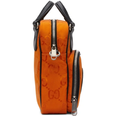 Shop Gucci Orange Small Off The Grid Messenger Bag In 7560 Carogb