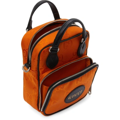 Shop Gucci Orange Small Off The Grid Messenger Bag In 7560 Carogb