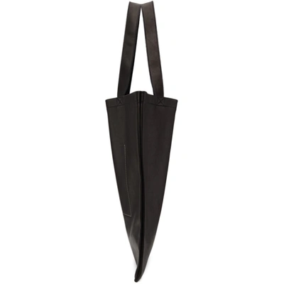 Shop Rick Owens Black Large Signature Tote In 09 Blk