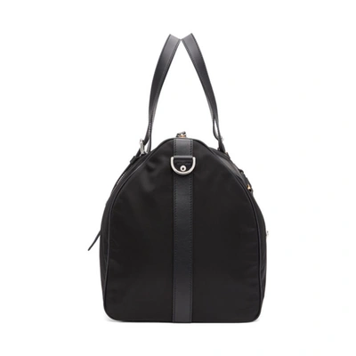 Shop Versace Black Bondage Duffle Bag In 1b00l Black