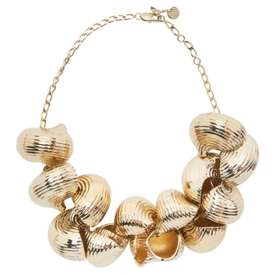 Shop Jacquemus Gold 'le Collier Des Pates' Necklace