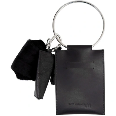 Shop Y's Ys Black Leather Ring Keychain