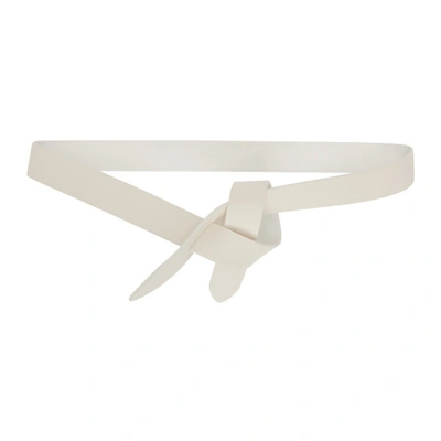Shop Isabel Marant Ssense Exclusive White Lecce Belt In 20wh White