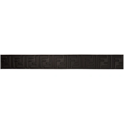 Shop Fendi Black 'forever ' Belt In F0kur Black