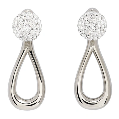 Shop Loewe Silver Drop Earrings In 9230 Pallad