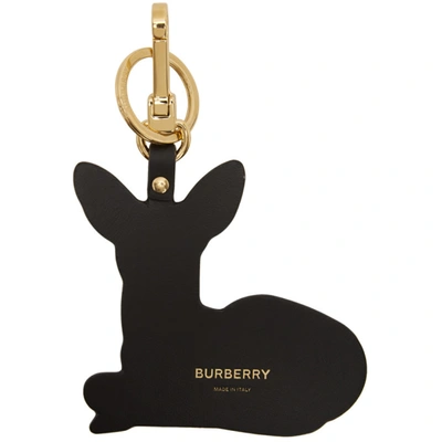 Shop Burberry Brown 2d Deer Keychain In Brown Multi