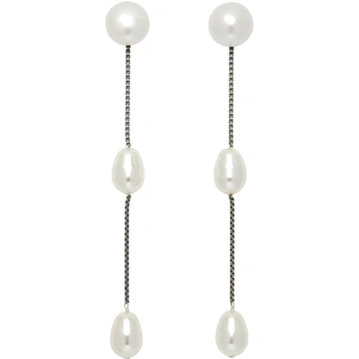 Shop Sophie Buhai White Small Faux-pearl Earrings