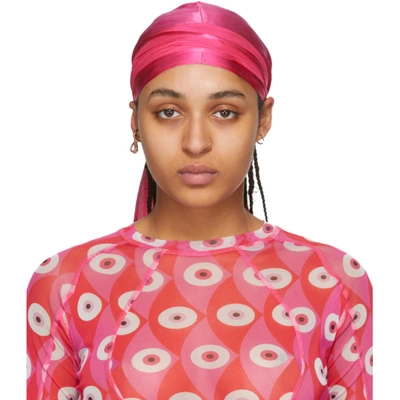 Shop Gmbh Pink Silk Emel Headscarf