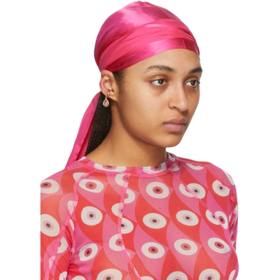 Shop Gmbh Pink Silk Emel Headscarf