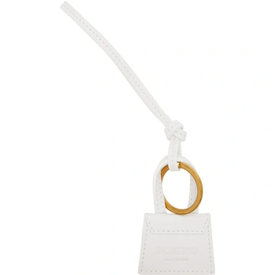 Shop Jacquemus White & Gold 'le Porte Clés Chiquito' Keychain