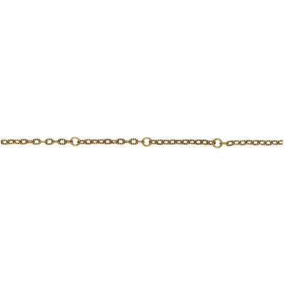 Shop Gucci Gold Metal Chain Belt In 8233 Gold