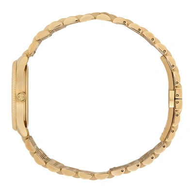 Shop Gucci Gold Slim G-timeless Bee Watch In 9812 Gold