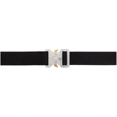 Shop Alyx Black Classic Rollercoaster Belt In Gry0002 Sil