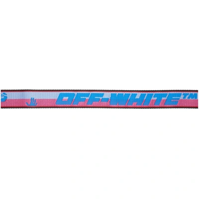 Shop Off-white Blue & Pink 2.0 Industrial Belt In Lt Blue