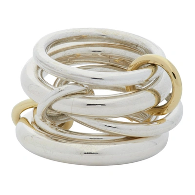 Shop Spinelli Kilcollin Silver Vela Five-link Ring