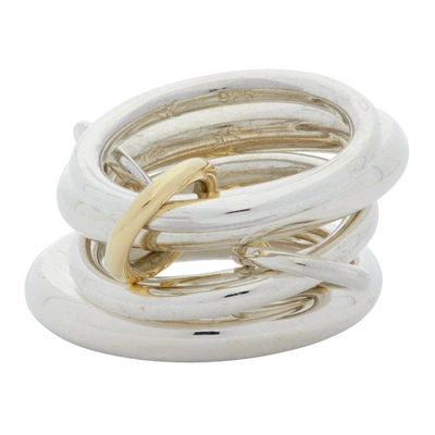 Shop Spinelli Kilcollin Silver Vela Five-link Ring