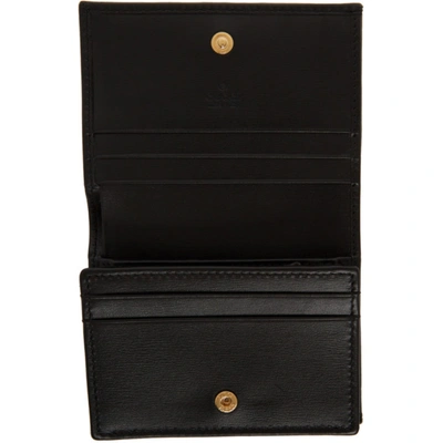 Shop Gucci Black ' 1955' Horsebit Card Holder In 1000 Black