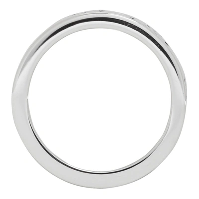 Shop Gucci Silver G Ghost Ring