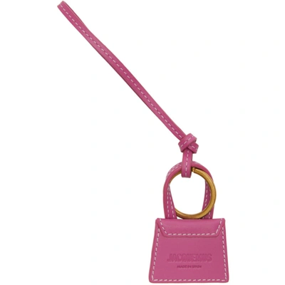 Shop Jacquemus Pink & Gold 'le Porte Clés Chiquito' Keychain