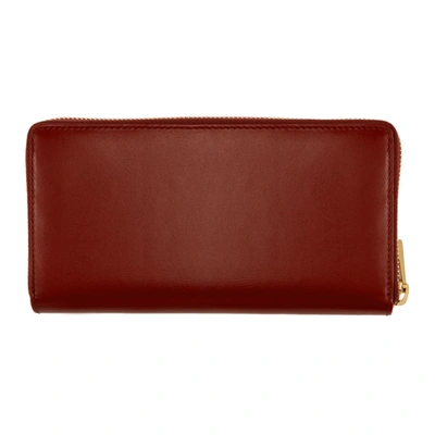 Shop Gucci Red 1955 Horsebit Wallet In 6638 Red