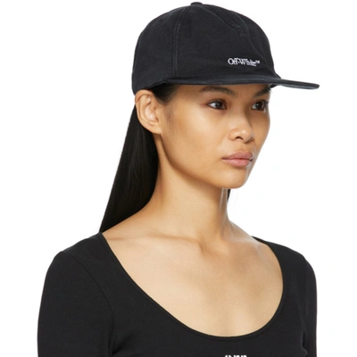 Shop Off-white Black Bookish Baseball Cap