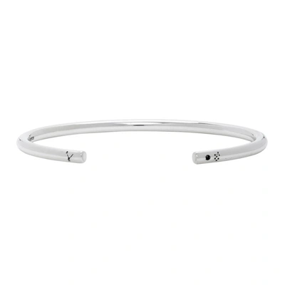 Shop Le Gramme Silver Polished 'le 15 Grammes' Bangle Bracelet