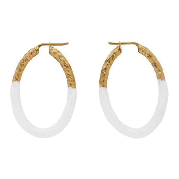burberry hoop earrings