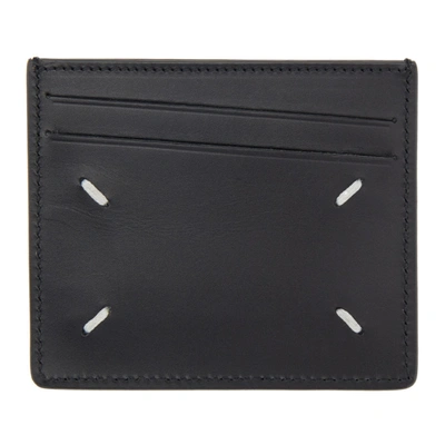 Shop Maison Margiela Grey And Black Classic Card Holder In T8090 Frost