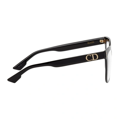 Shop Dior Black Cd1f Glasses In 0807 Black