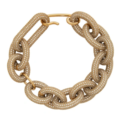 Shop Jil Sander Gold Chain Bracelet In 710 Gold
