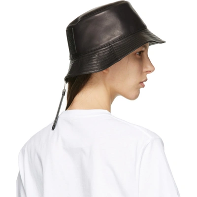 Shop Loewe Black Fisherman Bucket Hat