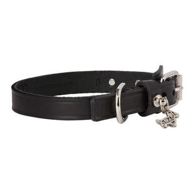 Shop Dsquared2 Black Poldo Dog Couture Edition Montreal Collar In 2124 Black