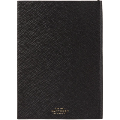 Shop Smythson Black Soho Notebook